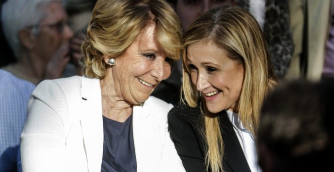 Esperanza Aguirre y Cristina Cifuentes