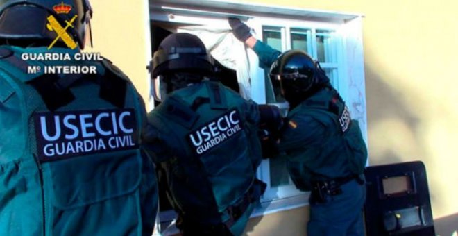 Imagen de archivo de una operación antidroga de la Guardia Civil.