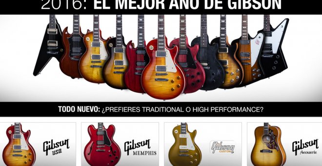 Imagen que abre la página web http://www.gibson.com/