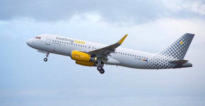 Imagen de un avión de Vueling. EP