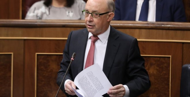 Cristóbal Montoro en el Congreso, en una imagen de archivo. EUROPA PRESS