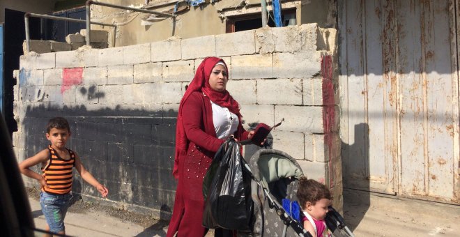 Campo de Nahar al Bared, en el norte de Líbano, donde hoy residen unos 15.000 palestinos. /ANDREA OLEA