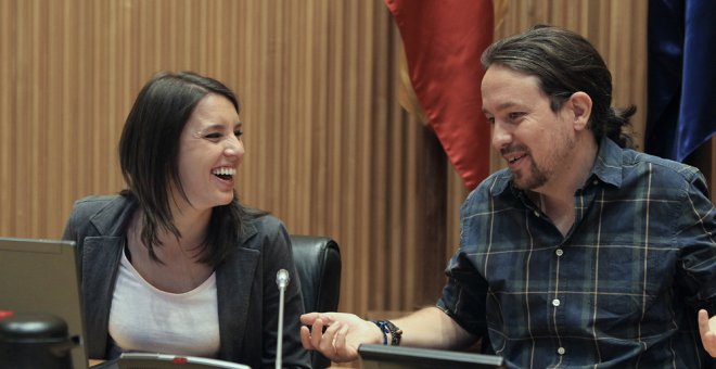 Irene Montero y Pablo Iglesias en una imagen de archivo. - EFE