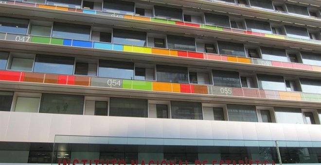 Edificio del Instituto Nacional de Estadística (INE) en Madrid. E.P.