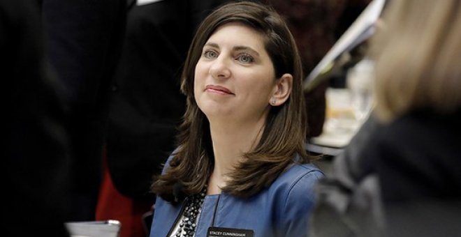 Stacey Cunningham, nueva presidenta de la Bolsa de Nueva York/Reuters