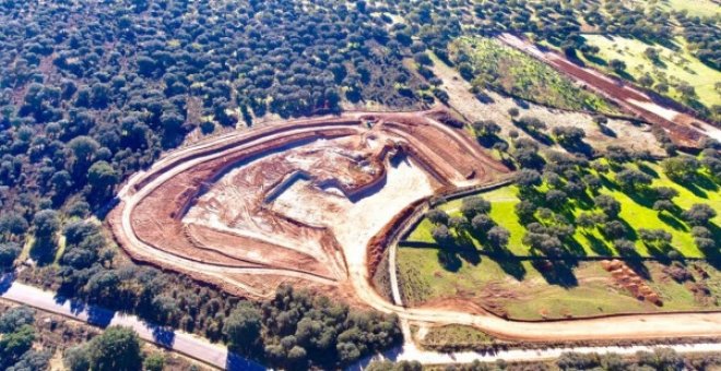 Obras que la empresa Berkeley realiza en el Retortillo (Salamanca). EFE/WWF