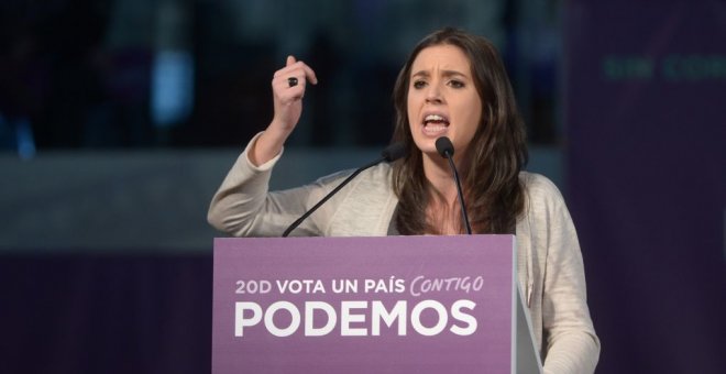 La portavoz de Unidos Podemos, Ierene Montero. EFE/Archivo