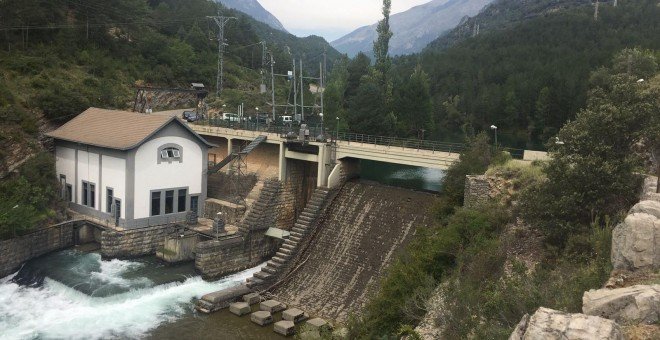 Acciona pretendía seguir explotando la central auxiliar de Campo, en el Pirineo oscense, que entró en servicio en 1932.