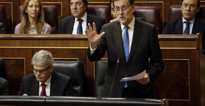 Mariano Rajoy, en el Congreso, en una imagen de archivo. | EFE