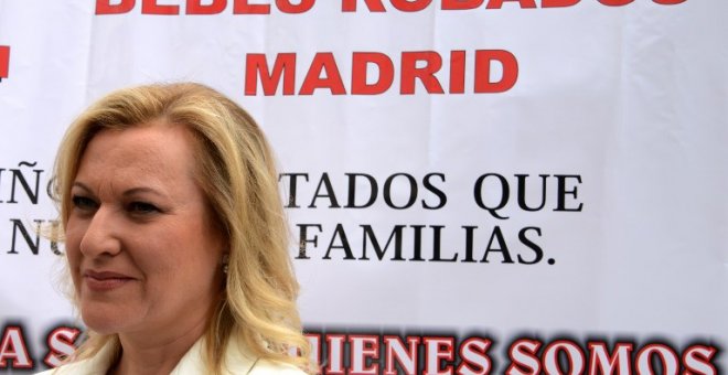 Inés Madrigal, presidenta de la Asociación de Bebés Robados de Murcia. AFP/Dominique Faget