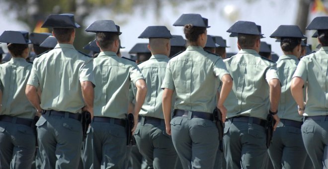 Una promoción de la Guardia Civil. - EFE