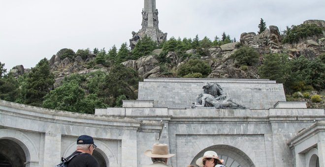 Visitantes en el Valle de los Caídos. / J.GÓMEZ