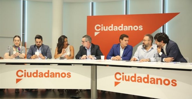 Reunión de la Ejecutiva Nacional de Ciudadanos presidida por Albert Rivera. EUROPA PRESS/Archivo