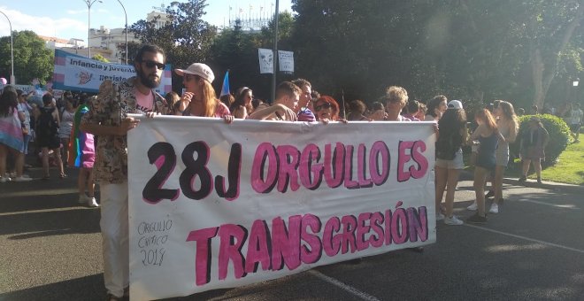 Manifestación en Madrid para defender un 'Orgullo Crítico' y de lucha. / PÚBLICO