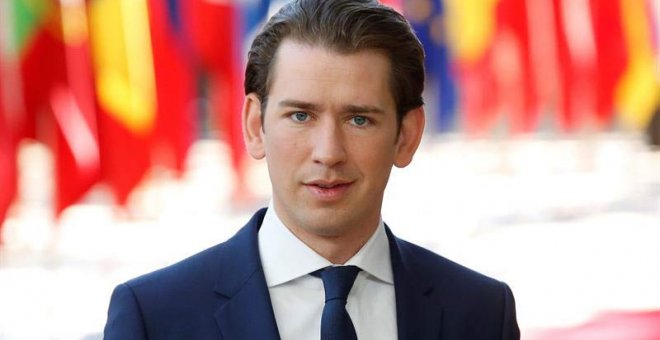 El canciller austriaco, Sebastian Kurz. (JULIEN WARNAND | EFE)