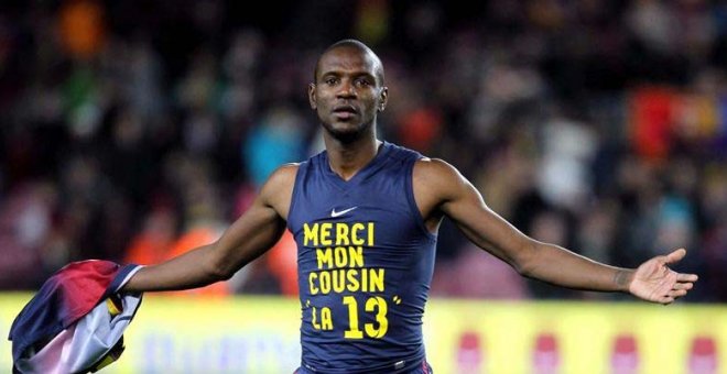 Abidal dio la gracias a su primo, el que oficialmente le donó parte de su hígado, el día que regresó a los terrenos de juego. (EFE | ARCHIVO)