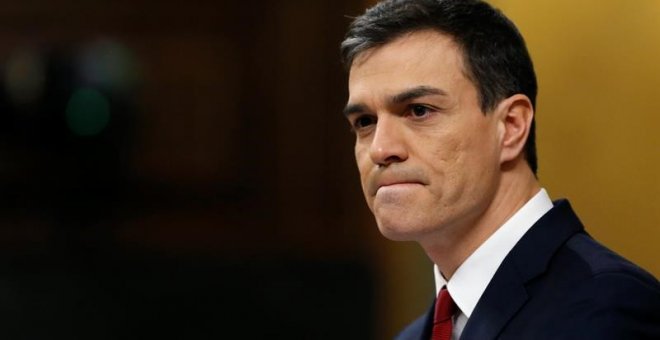 El presidente del Gobierno, Pedro Sánchez, en el Congreso de los Diputados. EFE/Archivo