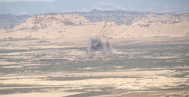 Ejercicio militar reciente - Plataforma Bardenas Libres 2018