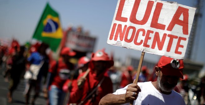 Partidarios de la libertad de Lula da Silva/Reuters