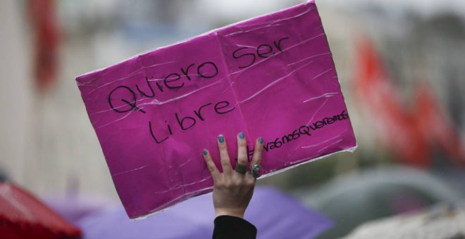 Manifestación en contra de la violencia de género. EFE/Archivo