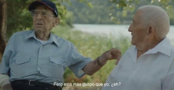 Vídeo de dos combatientes de la Guerra Civil para el 40 aniversario de la Constitución./EUROPA PRESS