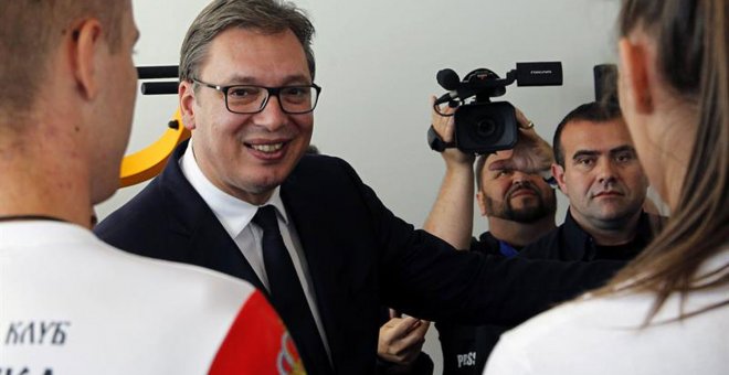 El presidente de Serbia, Aleksandar Vucic.- EFE