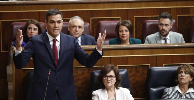 Pedro Sánchez ha desmentido las últimas informaciones periodísticas que le acusan de plagio - Europa Press