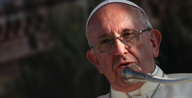 El papa Francisco durante una intervención en Palermo, Italia | REUTERS/Tony Gentile