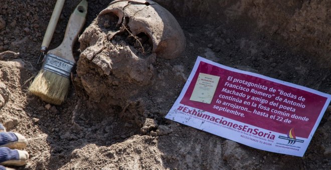 Exhumación de cinco maestros en Soria.- ARANZADI