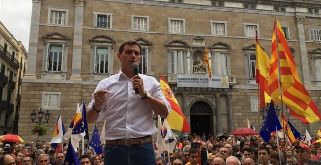 Albert Rivera durante el acto. Europa Press