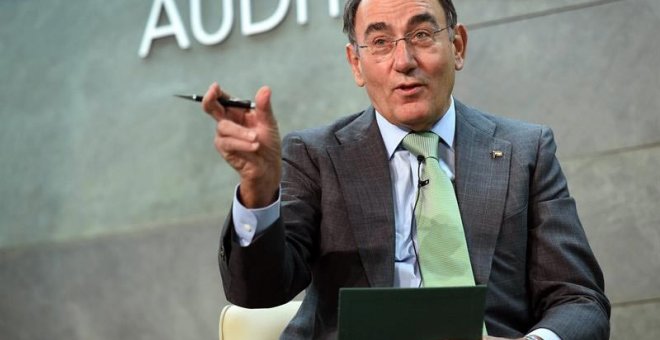 El presidente de Iberdrola, Ignacio Sánchez Galán, durante un reciente acto en Madrid. (FERNANDO VILLAR | EFE)