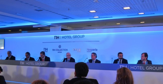 Imagen de la junta de accionistas de NH Hotel Group. E.P.