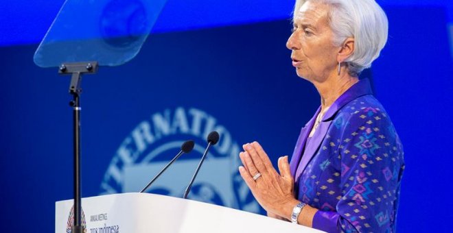 La directora gerente del Fondo Monetario Internacional (FMI), Christine Lagarde.-EFE