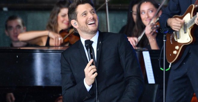 Micheal Bublé durante un concierto. EFE