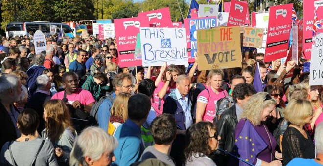 Marcha promovida por People's Vote. EFE