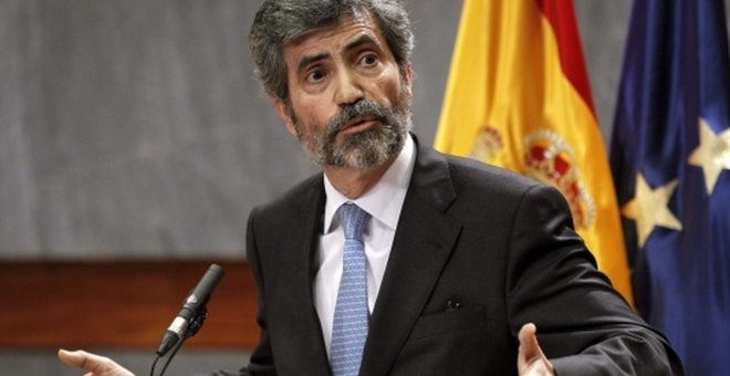 El presidente del Tribunal Supremo, Carlos Lesmes - EFE