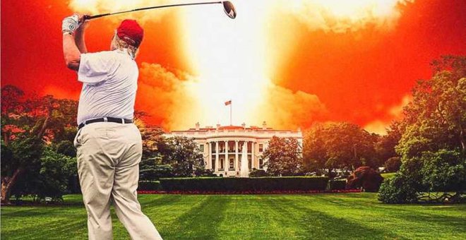 Cartel de 'Fahrenheit 11/9', una película de Michael Moore contra Donald Trump