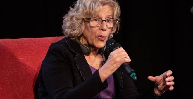 La alcaldesa de Madrid, Manuela Carmena. (OMER MESSINGER)