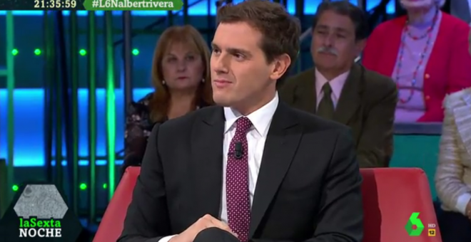 Albert Rivera, durante la entrevista.