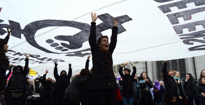 Este 25 de noviembre miles de feministas se han concentrado en contra de la violencia de género - Arancha Ríos