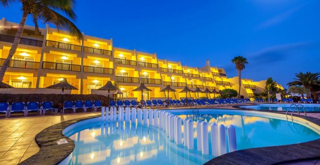 El hotel Sol Jandía Mar, en Fuerteventura, una de las propiedades de la socimi Atom, de Bankinter.