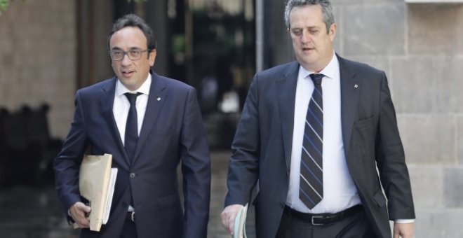 Josep Rull y Joaquim Forn se suman a la huelga de hambre que ya han iniciado Jordi Sànchez y Jordi Turull | EFE