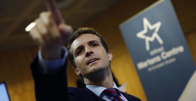 El líder del PP, Pablo Casado. EFE