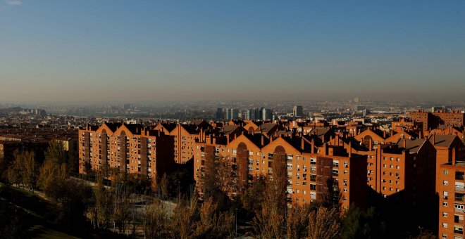 Vista general de la polución ambiental en Madrid.- AYUNTAMIENTO DE MADRID