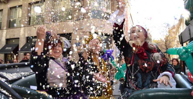 Una imagen del desfile de las magas de enero del año pasado