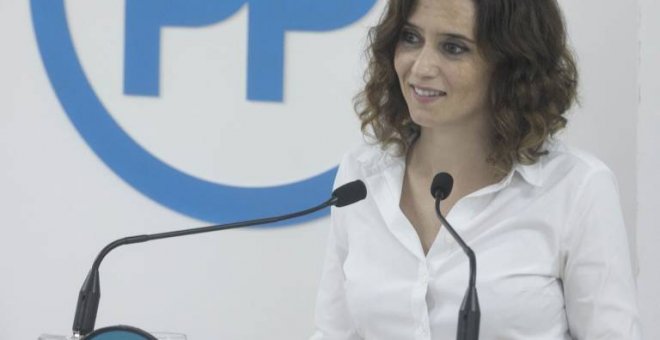 Isabel Díaz Ayuso, secretaria de Comunicación del PP. EUROPA PRESS/Archivo