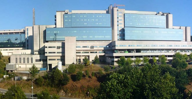 Exterior del Complejo hospitalario de Santiago de Compostela.