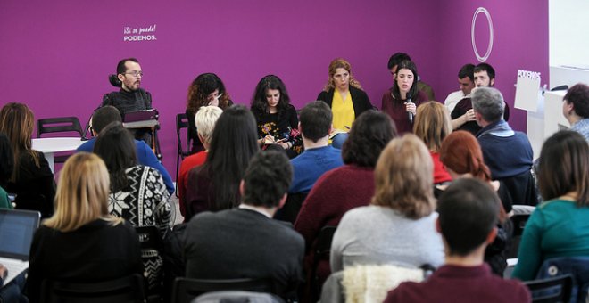 Reunión del Comité de Campaña y los secretarios generales autonómicos y candidatos a las elecciones / Podemos - Daniel Gago