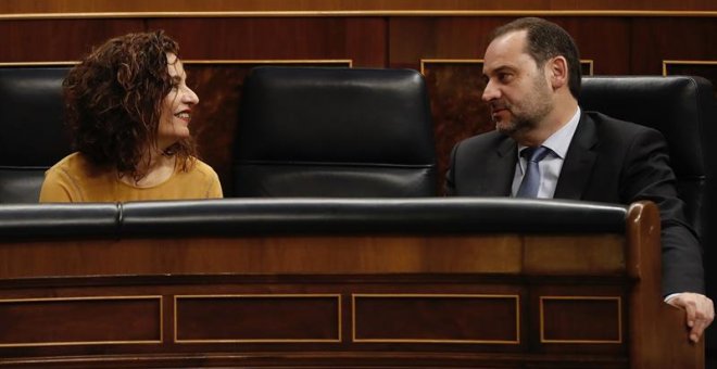 Ábalos y Montero en el Congreso