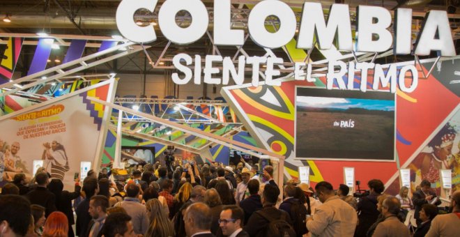 Stand de Colombia en Fitur 2019.